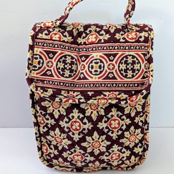 Vera Bradley Out To Lunch Lined Tote Bag Retired Medallion Pattern - Picture 1 of 8